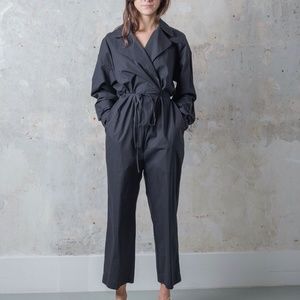 Rachel Comey Boilersuit Jumpsuit Cotton Black
